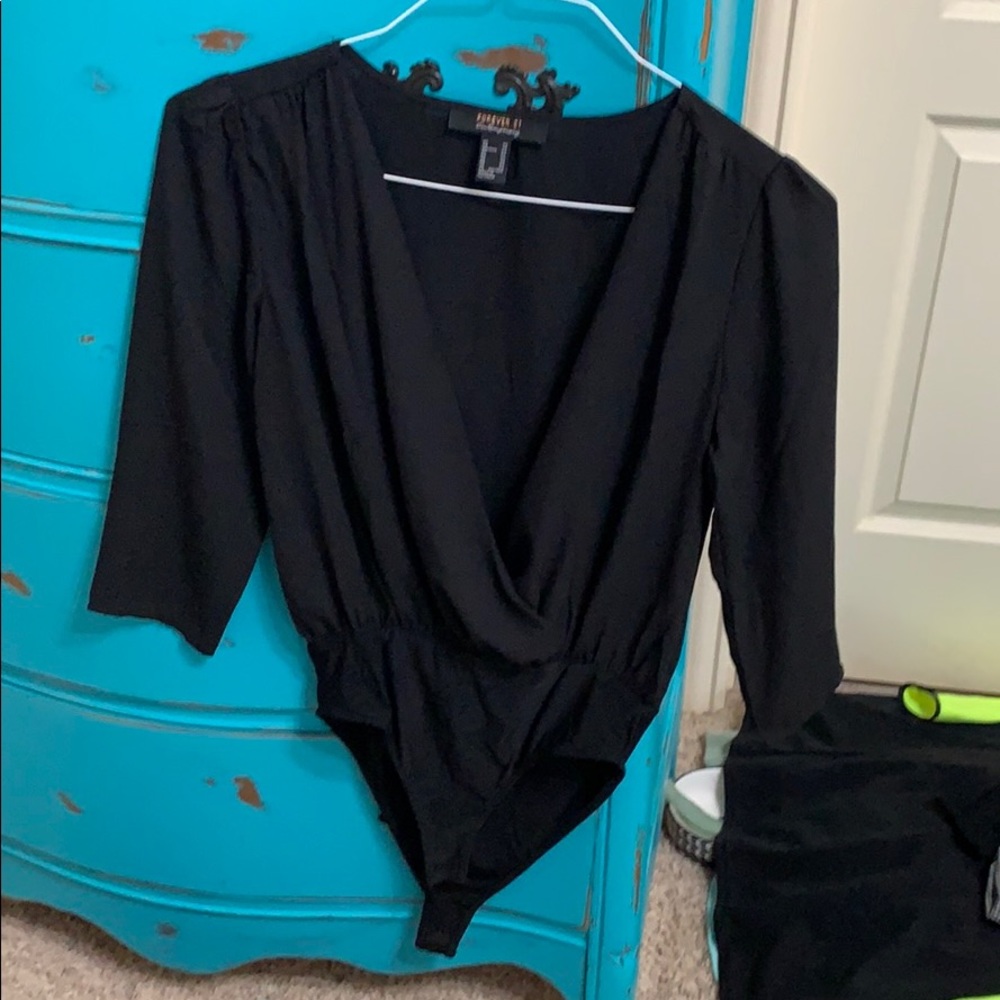 Forever 21 Black Bodysuit